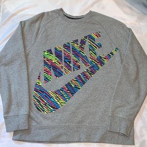 Nike Multicolor Sweatshirt Size Large